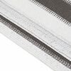 vidaXL Tapis de tente anthracite et blanc 400x400 cm PEHD