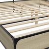 vidaXL Cadre de lit sans matelas ch&ecirc;ne sonoma 180x200 cm