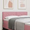 vidaXL T&ecirc;te de lit LED Rose 160 cm Cuir synth&eacute;tique