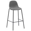 vidaXL Ensemble de bar 3 pcs Tissu Taupe