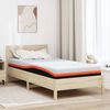 vidaXL Matelas Blanc et Noir 90 x 190 cm Tissu jacquard