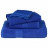 vidaXL Serviettes de douche FROGN 4 pcs bleu 70x140 cm 360 g/m&sup2;