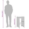 vidaXL Tabourets de bar de jardin et coussins lot de 4 r&eacute;sine tress&eacute;e