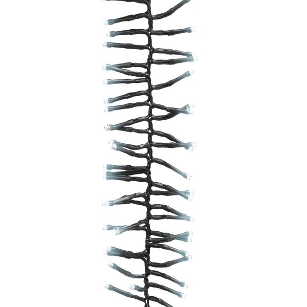 vidaXL Guirlande lumineuse à LED groupées 400LED Blanc froid 7,4 m PVC