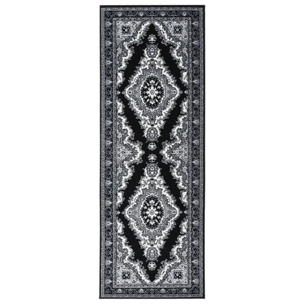 vidaXL Tapis BCF Noir 60x150 cm