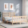 vidaXL Cadre de lit sans matelas 140x200 cm bois massif de pin