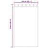 vidaXL Rideaux occultants 2 pcs Bordeaux 140 x 225 cm Velours
