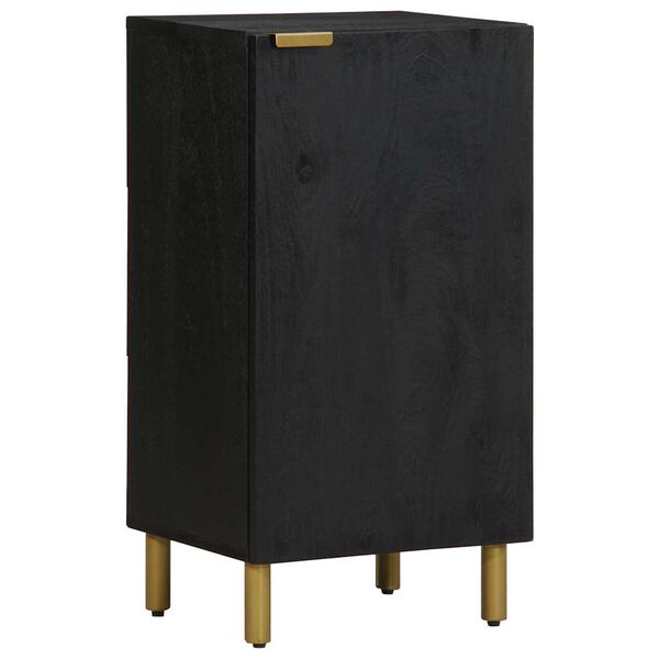 vidaXL Buffet noir 40x33x75 cm bois d'ing&eacute;nierie