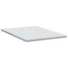 vidaXL Surmatelas Blanc 200 x 200 x 7 cm Tissu Jacquard