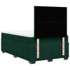 vidaXL Sommier &agrave; lattes de lit avec matelas vert fonc&eacute; 120x190 cm