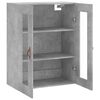 vidaXL Armoire murale gris b&eacute;ton 69,5x34x90 cm
