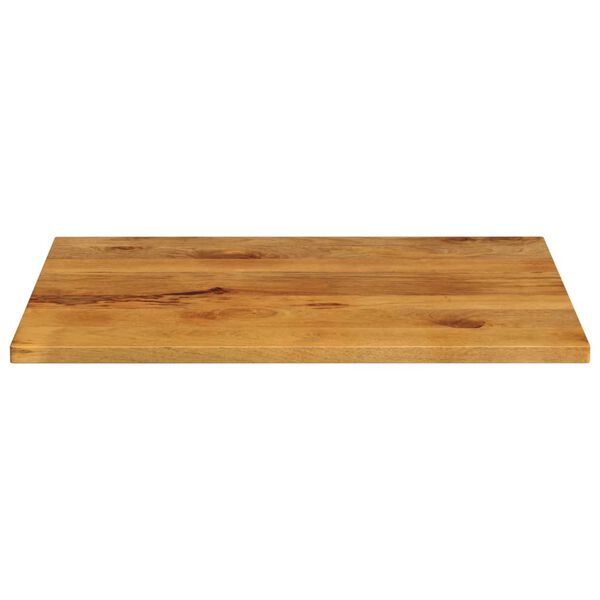 vidaXL Dessus de table 90x80x2,5 cm rectangulaire bois massif manguier