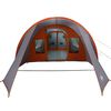 vidaXL Tente tunnel avec toit Gris et orange 778 x 356 x 210 cm