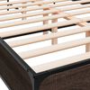 vidaXL Cadre de lit sans matelas ch&ecirc;ne marron 140x200 cm