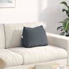 vidaXL Coussin de Dos Gris fonc&eacute; 45 x 20 x 35 cm
