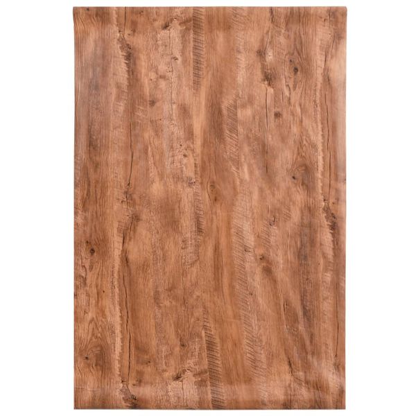 vidaXL Autocollant auto-adh&eacute;sif pour meuble aspect bois 90x500 cm PVC