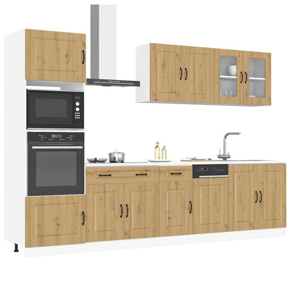 vidaXL Ensemble d'armoires de cuisine 7 pcs Kalmar bois d'ing&eacute;nierie