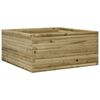 vidaXL Jardini&egrave;re 100x100x46 cm bois de pin impr&eacute;gn&eacute;