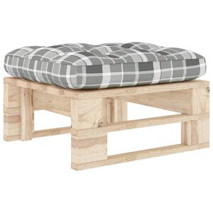vidaXL Pouf palette de jardin bois de pin impr&eacute;gn&eacute;