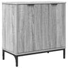 vidaXL Ensemble de mobilier de salle de bain avec tiroir Gris Sonoma