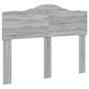 vidaXL Cadre de lit Gris Sonoma 120 x 200 cm Bois de pin massif