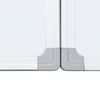 vidaXL Tableau blanc magn&eacute;tique pliable 180x80x1,7 cm aluminium