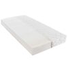 vidaXL Lit avec matelas Gris fonc&eacute; Tissu 140x200 cm