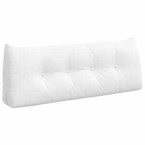 vidaXL Coussin de Dos Blanc 120 x 24 x 50 cm tissu