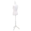 vidaXL Buste de pr&eacute;sentation Femme Blanc