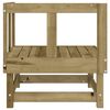 vidaXL Canap&eacute;s d'angle de jardin 2 pcs bois de pin impr&eacute;gn&eacute;