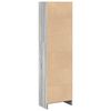 vidaXL Biblioth&egrave;que sonoma gris 40x24x143 cm bois d'ing&eacute;nierie