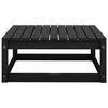 vidaXL Salon de jardin 10 pcs noir bois de pin massif