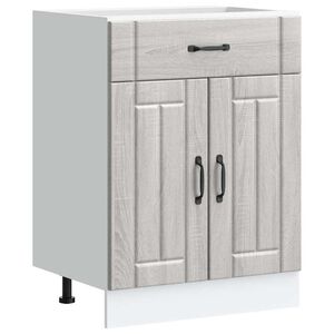 vidaXL Armoire de cuisine Lucca sonoma gris bois ing&eacute;nierie