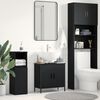 vidaXL Meuble de Lavabo de Salle de Bain Ch&ecirc;ne noir 60 x 30 x 60 cm