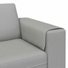 vidaXL Canap&eacute; de salon 3 pcs Gris nuage Polyester