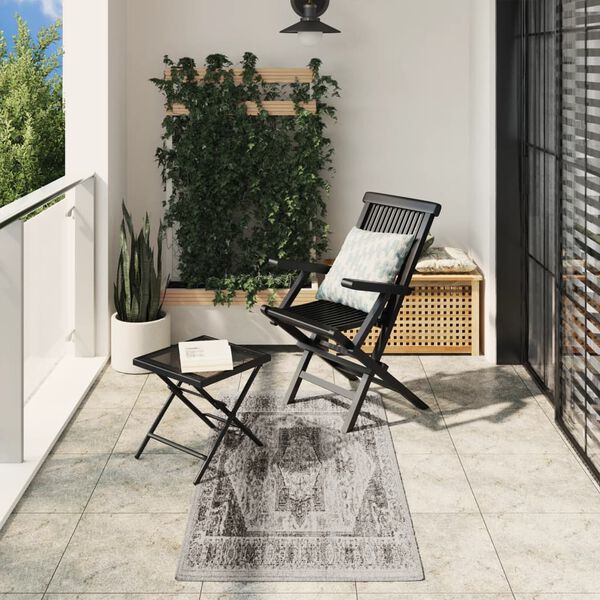 vidaXL Tapis ARBIZU int&eacute;rieur ext&eacute;rieur design vintage 80x150 cm