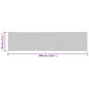 vidaXL Tapis rectangulaire marron fonc&eacute; 70x300 cm bambou
