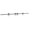 vidaXL Kit de quincaillerie de porte coulissante 366 cm acier noir