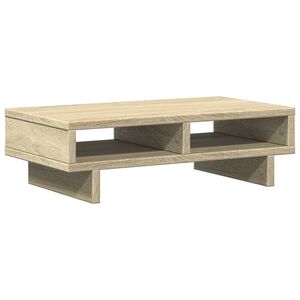 vidaXL Support de moniteur ch&ecirc;ne sonoma 50x27x15 cm bois d'ing&eacute;nierie