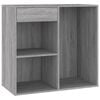 vidaXL Armoire cosm&eacute;tique Sonoma gris 80x40x75 cm Bois d'ing&eacute;nierie