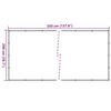 vidaXL Filet pour remorque PEHD 2 x 3,5 m Noir