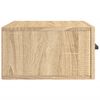 vidaXL Table de chevet murale ch&ecirc;ne sonoma 35x35x20 cm