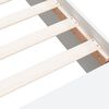 vidaXL Cadre de lit sans matelas blanc 160x200 cm