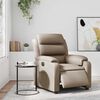 vidaXL Fauteuil inclinable &eacute;lectrique Cappuccino Similicuir