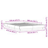 vidaXL Cadre de lit sans matelas sonoma gris 120x200 cm