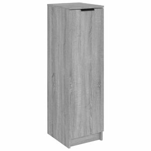 vidaXL Meuble &agrave; chaussures Sonoma gris 30x35x100 cm Bois d'ing&eacute;nierie