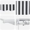 vidaXL Auvent R&eacute;tractable Anthracite 300 x 200 cm tissu