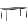 vidaXL Table de jardin Gris fonc&eacute; 180x83x72 cm Acier