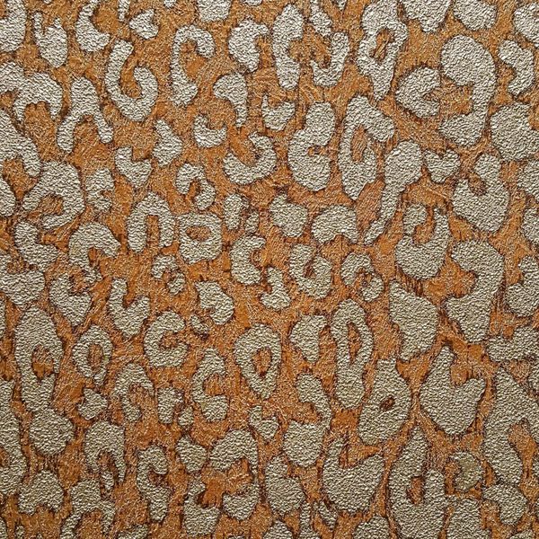 DUTCH WALLCOVERINGS Papier peint Imprim&eacute; de l&eacute;opard Marron
