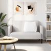 vidaXL Coussin de Dos Blanc 60 x 20 x 50 cm tissu